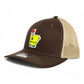 Arkansas Masters Golf 3D Snapback Trucker Hat- Brown/ Tan