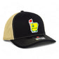 Arkansas Masters Golf 3D Snapback Trucker Hat- Black/ Vegas Gold