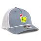 Arkansas Masters Golf 3D Snapback Trucker Rope Hat- Heather Grey/ White