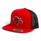 Arkansas Razorbacks 1970’s Classic 3D YP Snapback Flat Bill Trucker Hat- Red/ Black