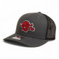 Arkansas Razorbacks 1970’s Classic 3D Snapback Trucker Hat- Charcoal/ Black