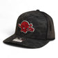 Arkansas Razorbacks 1970’s Classic 3D Snapback Trucker Hat- Sable Duck Camo/ Black