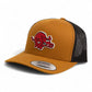 Arkansas Razorbacks 1970’s Classic 3D YP Snapback Trucker Hat- Caramel/ Black