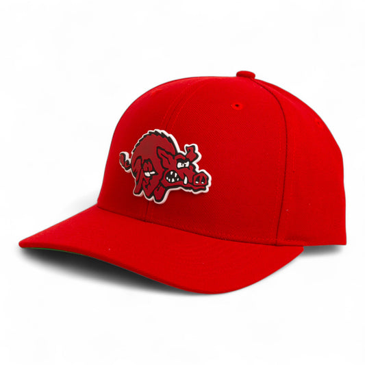 Arkansas Razorbacks 1970’s Classic 3D Snapback Surge Trucker Hat- Red