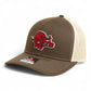 Arkansas Razorbacks 1970’s Classic 3D Snapback Trucker Hat- Chocolate Chip/ Birch