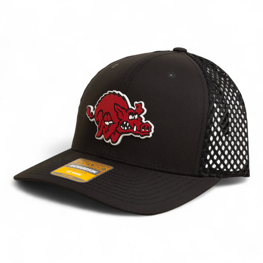 Arkansas Razorbacks 1970’s Classic 3D Snapback Tilikum Trucker Hat- Black