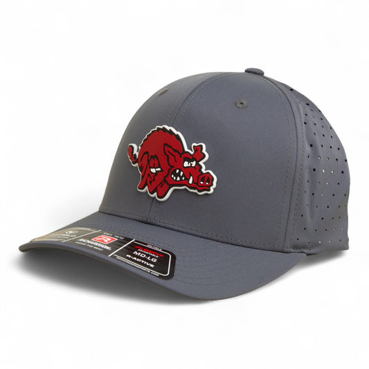 Arkansas Razorbacks 1970’s Classic 3D Laser Perf R-Flex Cap- Charcoal