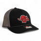 Arkansas Razorbacks 1970’s Classic 3D Snapback Trucker Rope Hat- Black/ Charcoal