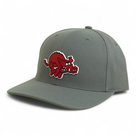 Arkansas Razorbacks 1970’s Classic 3D Snapback Surge Trucker Hat- Charcoal