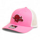 Arkansas Razorbacks 1970’s Classic 3D Snapback Trucker Hat- Pink/ White