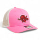 Arkansas Razorbacks 1970’s Classic 3D Snapback Trucker Hat- Pink/ White