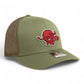 Arkansas Razorbacks 1970’s Classic 3D Snapback Trucker Hat- Loden