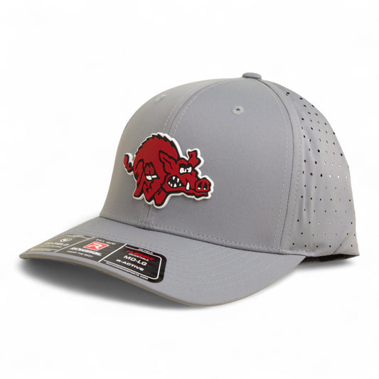 Arkansas Razorbacks 1970’s Classic 3D Laser Perf R-Flex Cap- Grey