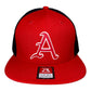 Arkansas Razorbacks Baseball A 3D Wool Blend Flat Bill Hat- Red/ Black