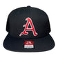 Arkansas Razorbacks Baseball A 3D Wool Blend Flat Bill Hat- Black
