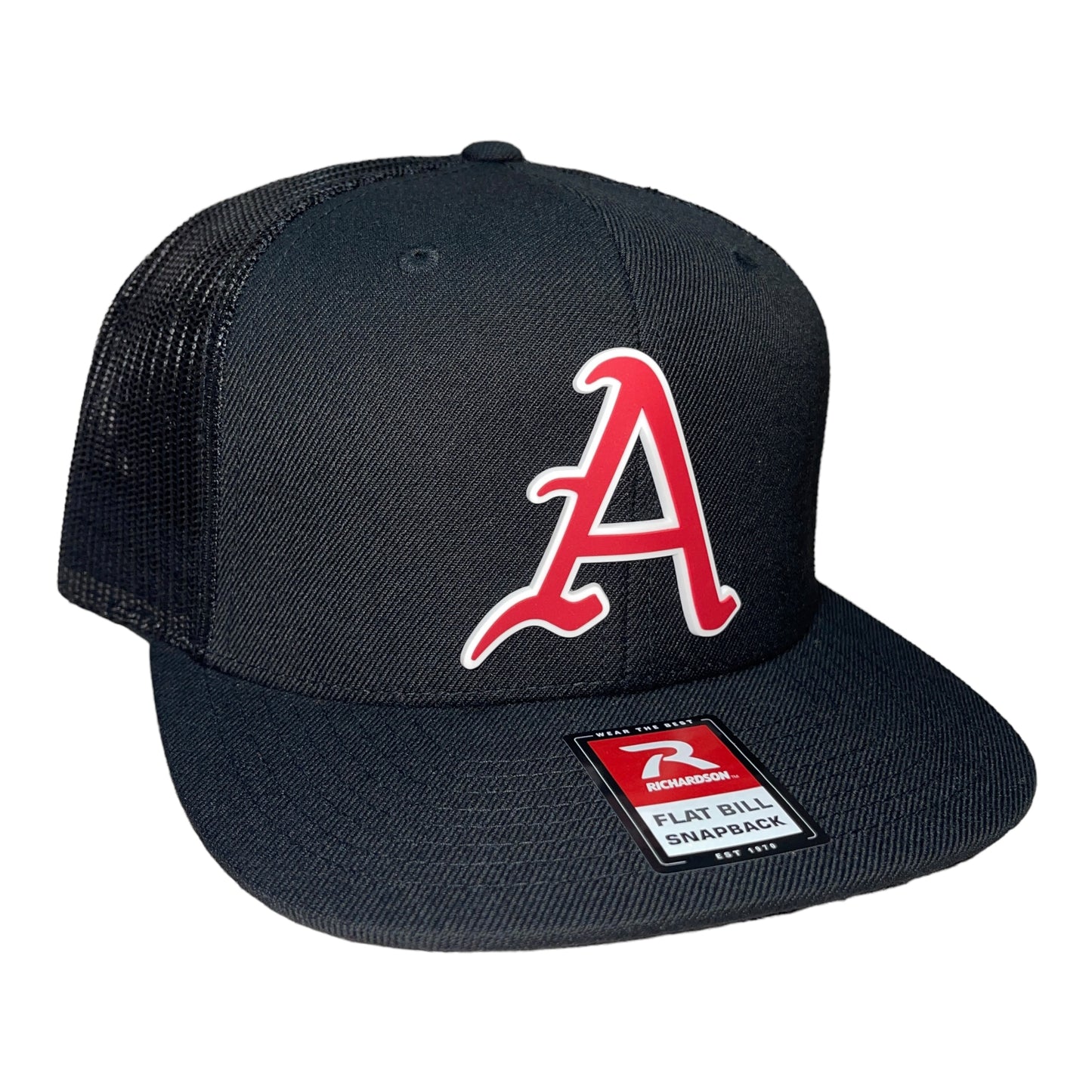 Arkansas Razorbacks Baseball A 3D Wool Blend Flat Bill Hat- Black