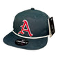 Arkansas Razorbacks Baseball A 3D Classic Rope Hat- Charcoal/ White