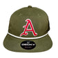 Arkansas Razorbacks Baseball A 3D Classic Rope Hat- Olive/ White