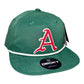 Arkansas Razorbacks Baseball A 3D Classic Rope Hat- Forest/ White