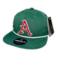 Arkansas Razorbacks Baseball A 3D Classic Rope Hat- Forest/ White