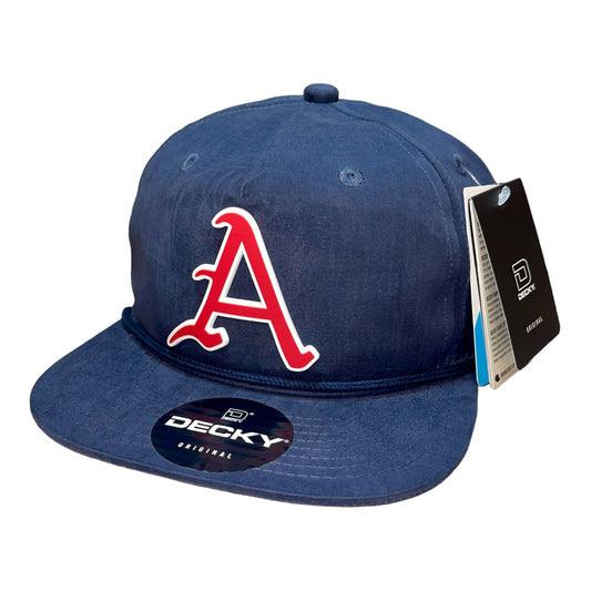 Arkansas Razorbacks Baseball A 3D Classic Rope Hat- Navy