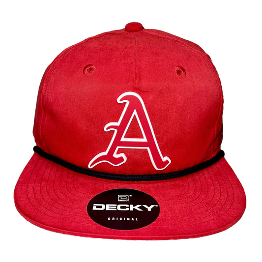 Arkansas Razorbacks Baseball A 3D Classic Rope Hat- Red/ Black