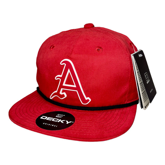 Arkansas Razorbacks Baseball A 3D Classic Rope Hat- Red/ Black