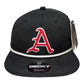 Arkansas Razorbacks Baseball A 3D Classic Rope Hat- Black/ White