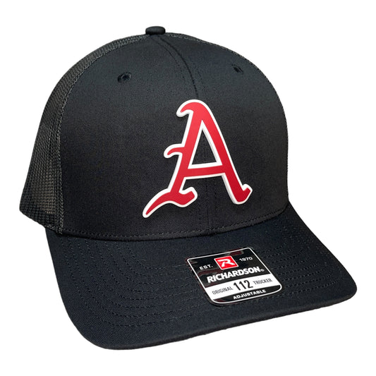 Arkansas Razorbacks Baseball A 3D Snapback Trucker Hat- Black