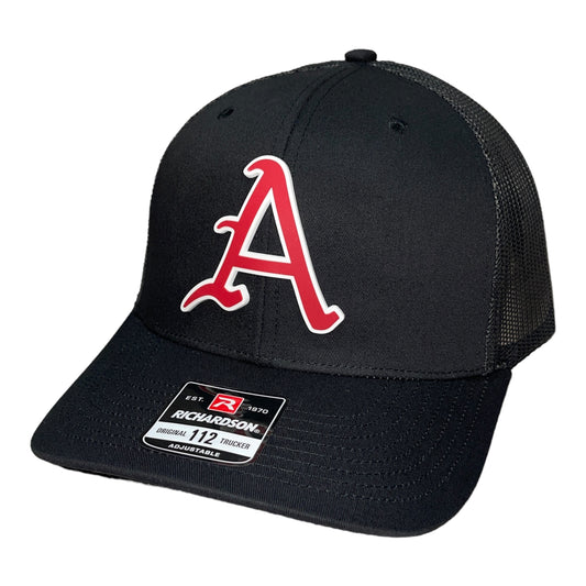 Arkansas Razorbacks Baseball A 3D Snapback Trucker Hat- Black