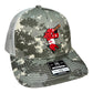 Arkansas Razorbacks Baseball Ribby at Bat 3D Snapback Trucker Hat- Military Digital Camo