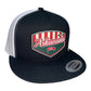 Arkansas Razorbacks Baseball Heritage Series 3D YP Snapback Flat Bill Trucker Hat- Black/ White