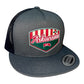 Arkansas Razorbacks Baseball Heritage Series 3D YP Snapback Flat Bill Trucker Hat- Charcoal/ Black