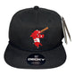 Arkansas Razorbacks Baseball Ribby at Bat 3D Classic Rope Hat- Black