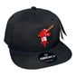 Arkansas Razorbacks Baseball Ribby at Bat 3D Classic Rope Hat- Black