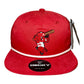 Arkansas Razorbacks Baseball Ribby at Bat 3D Classic Rope Hat- Red/ White