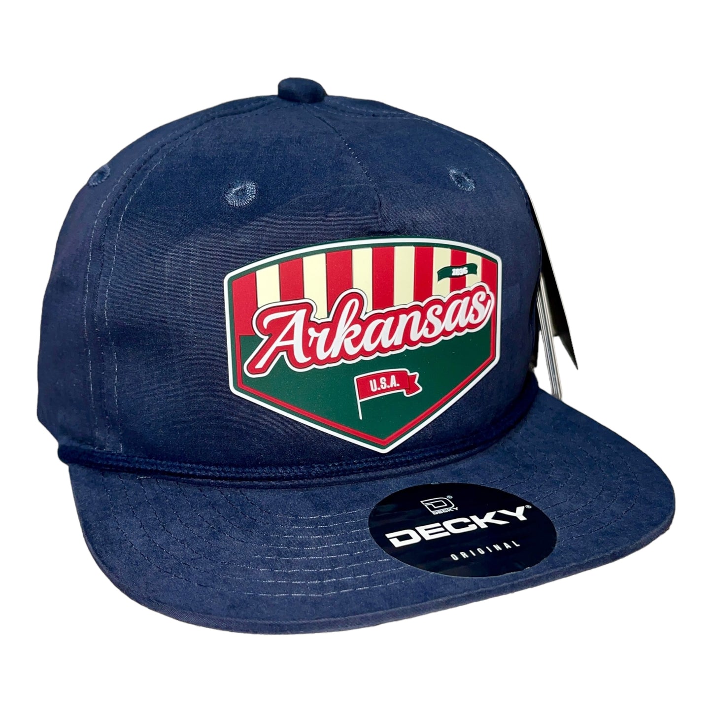 Arkansas Razorbacks Baseball Heritage Series 3D Classic Rope Hat- Navy