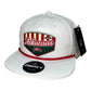 Arkansas Razorbacks Baseball Heritage Series 3D Classic Rope Hat- White/ Red