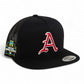 Arkansas Razorbacks Baseball Script A 2025 College World Series 3D YP Snapback Flat Bill Trucker Hat- Black