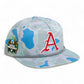 Arkansas Razorbacks Baseball Script A 2025 College World Series 3D Umpqua Rope Hat- Saltwater Duck Camo/ Charcoal