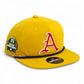 Arkansas Razorbacks Baseball Script A 2025 College World Series 3D Perforated Rope Hat- Biscuit/ Black