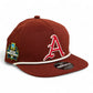 Arkansas Razorbacks Baseball Script A 2025 College World Series 3D Classic Rope Hat- Cardinal/ White