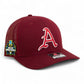 Arkansas Razorbacks Baseball Script A 2025 College World Series 3D Snapback Trucker Hat- Cardinal
