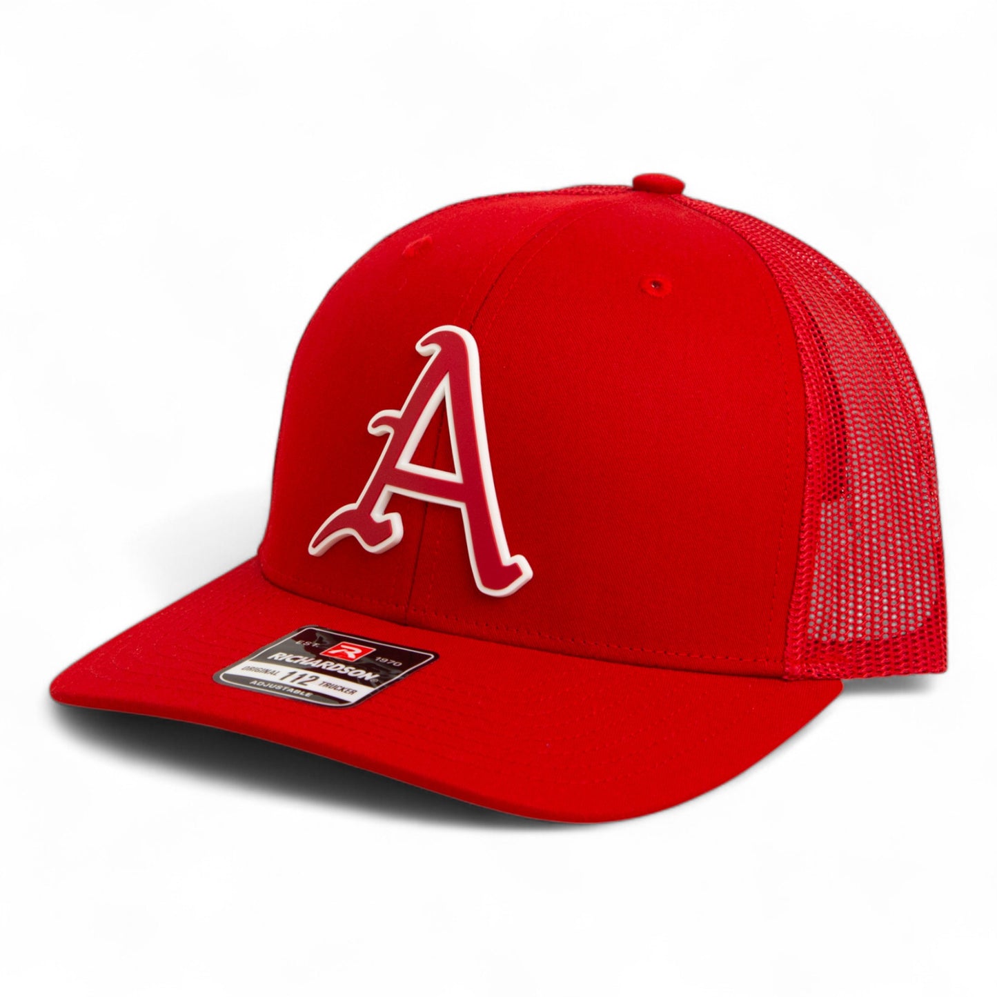 Arkansas Razorbacks Baseball Script A 2025 College World Series 3D Snapback Trucker Hat- Red