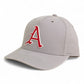 Arkansas Razorbacks Baseball Script A 3D Snapback Canvas Hat- Grey