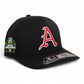 Arkansas Razorbacks Baseball Script A 2025 College World Series 3D Laser Perf R-Flex Cap- Black