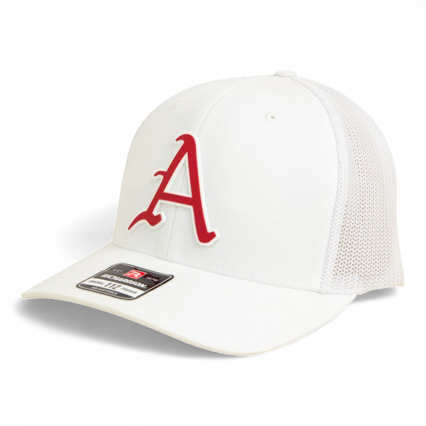 Arkansas Razorbacks Baseball Script A 2025 College World Series 3D Snapback Trucker Hat- White