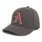 Arkansas Razorbacks Baseball Script A 2025 College World Series 3D Snapback Canvas Hat- Charcoal