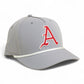 Arkansas Razorbacks Baseball Script A 3D Five Panel Classic Rope Hat- Grey/ White