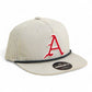 Arkansas Razorbacks Baseball Script A 3D Perforated Rope Hat- Grey/ Charcoal